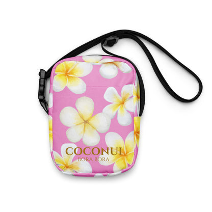 THE FENUA Crossbody Bag White Frangipani