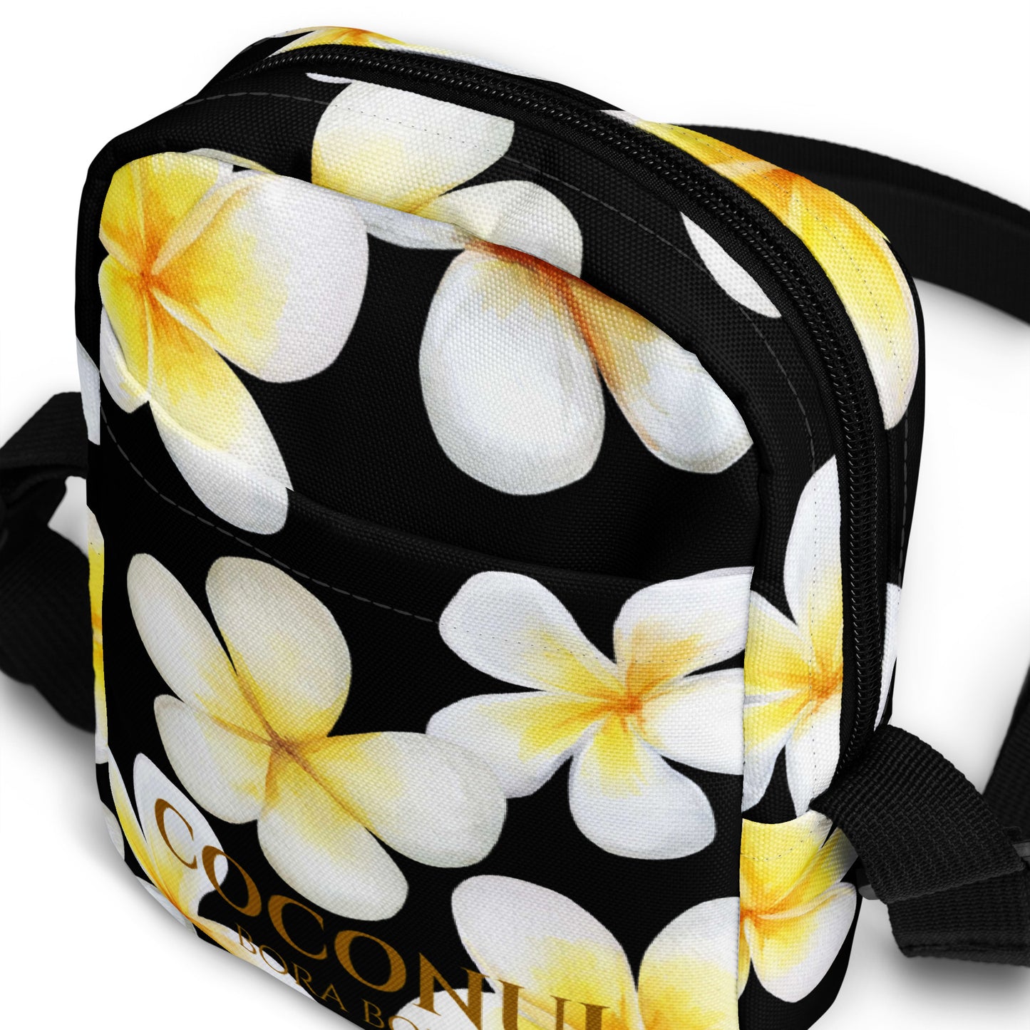 THE FENUA Crossbody Bag White Frangipani